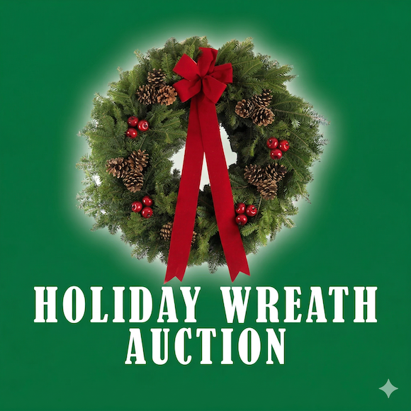 Holiday Wreath Auction Event